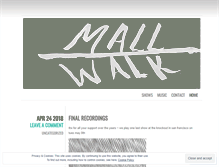 Tablet Screenshot of mallwalkband.com